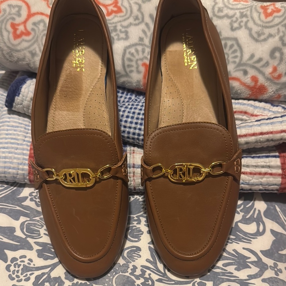 Lauren Ralph Lauren Brown Loafers